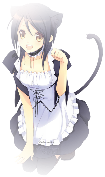 Maid mascot